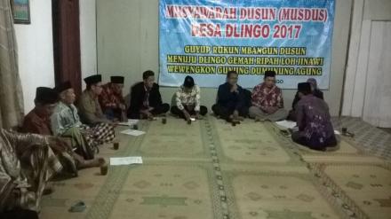 Pemerintah Desa Dlingo Selenggarakan Musyawarah Dusun