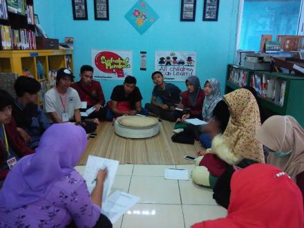 PERPUSTAKAAN DESA DLINGO MENGADAKAN BERBAGAI MACAM LOMBA TINGKAT PAUD TK DAN SD