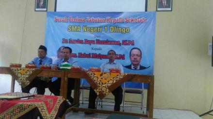 SERAH TRIMA JABATAN KEPALA SEKOLAH SMAN 1 DLINGO