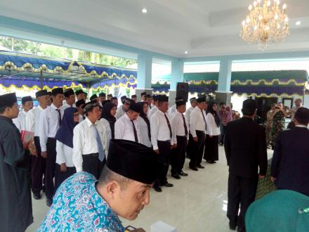 PELANTIKAN BPD DESA DLINGO DILAKSANAKAN SERENTAK DI KECAMATAN