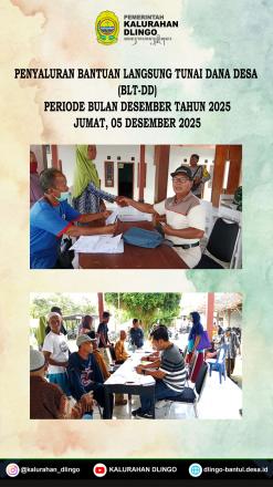 PENYALURAN BLT-DD KALURAHAN DLINGO PERIODE BULAN DESEMBER TAHUN 2025