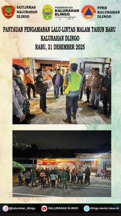 POSKO PANTUAN PENGAMANAN LALU LINTAS MALAM TAHUN BARU 2026