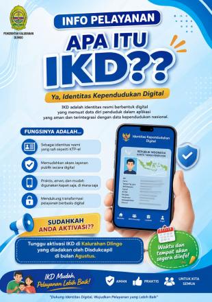 PEMKAB BANTUL DORONG AKTIVASI IDENTITAS KEPENDUDUKAN DIGITAL (IKD) DI KALURAHAN DLINGO