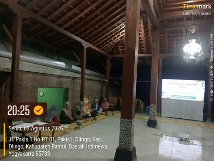 MUSYAWARAH PADUKUHAN PPBMP DI PEDUKUHAN PAKIS I OLEH BAMUSKAL KALURAHAN DLINGO