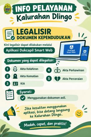 KINI LEBIH MUDAH, LEGALISIR DOKUMEN KEPENDUDUKAN BISA MELALUI DUKCAPIL SMART WEB